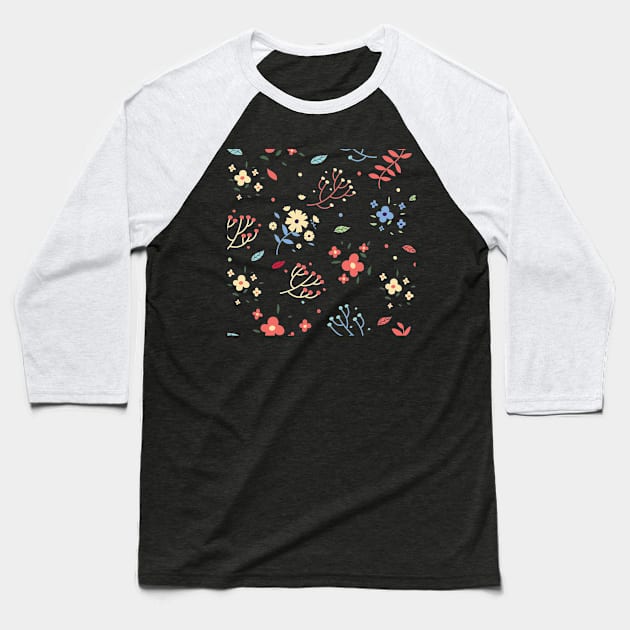 flower Baseball T-Shirt by ahmad211